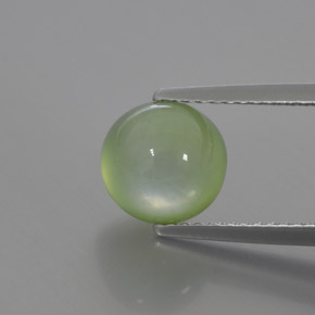 Prehnita verde natural 3,17ct, transparente, transparente/translúcido