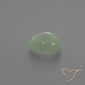 Prehnite Verde muito claro Natural 2.14ct, oval, Transparente/Translúcido