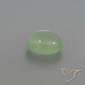 Prehnite Amarelo verde Natural 2.33ct, oval, Transparente/Translúcido