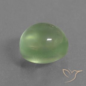 Prehnite Verde limão Natural 2.87ct, oval, Transparente