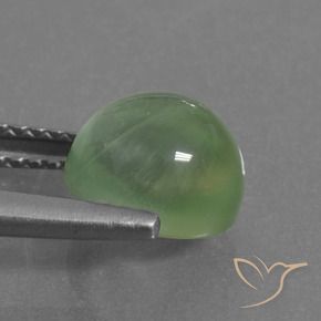 Prehnite Verde limão Natural 2.87ct, oval, Transparente