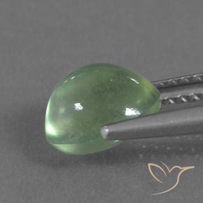 Prehnite Verde médio Natural 2.14ct, oval, Transparente