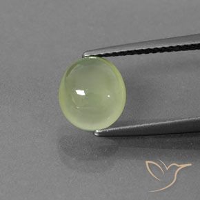 2.23ct Natural Pêra Pêra Verde Prehnite, oval, Transparente/Translúcido