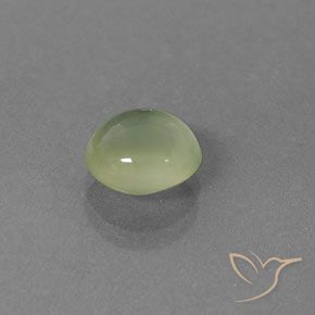 Prehnite Pêra Pêra Verde Natural 2.23ct, oval, Transparente/Translúcido