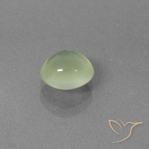 Prehnite Verde pálido Natural 2.14ct, oval, Transparente/Translúcido
