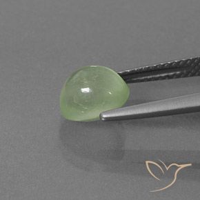 Prehnite Luz verde Natural 2.33ct, oval, Transparente/Translúcido
