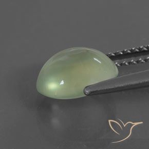 Prehnite Luz verde Natural 2.15ct, oval, Transparente