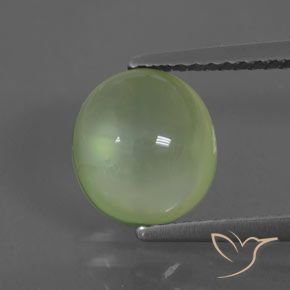 2.43ct Natural Verde limão Prehnite, oval, Transparente