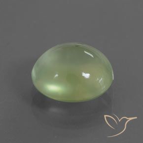 Prehnite Verde limão Natural 2.43ct, oval, Transparente