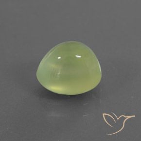Prehnite Verde limão Natural 2.18ct, oval, Transparente/Translúcido