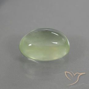 Prehnite Pêra Pêra Verde Natural 2.44ct, oval, Transparente