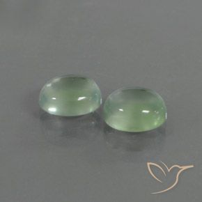Pedras preciosas de Prehnite verde quente natural de 3.82 ct, oval, Transparente
