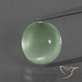 4.17ct Natural Verde limão Prehnite, oval, Transparente