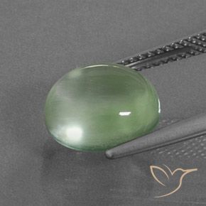 Prehnite Amarelo Claro Verde Natural 4.10ct, oval, Transparente
