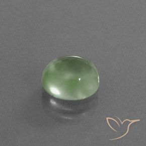 Prehnite Amarelo Claro Verde Natural 3.19ct, oval, Transparente
