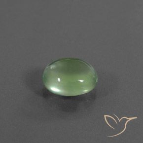 Prehnite Verde amarelado Natural 2.80ct, oval, Transparente