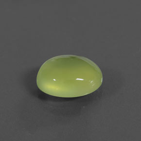 Prehnita verde natural 4,38ct, transparente, transparente/translúcido