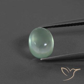 2.10ct Natural Menta verde Prehnite, oval, Transparente