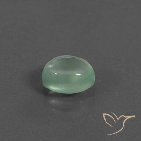 Prehnite Menta verde Natural 2.10ct, oval, Transparente