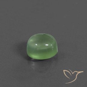 Prehnite Verde amarelado Natural 2.41ct, oval, Transparente/Translúcido
