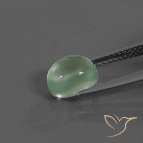 Prehnite Verde Menta Claro Natural 2.16ct, oval, Transparente
