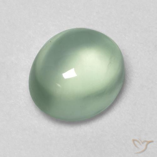 Prehnite Luz verde Natural 2.00ct, oval, Transparente