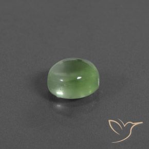 Prehnite Verde amarelado Natural 2.06ct, oval, Transparente