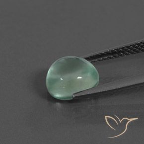 Prehnite Menta verde Natural 2.30ct, oval, Transparente