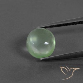 2.46ct Natural Luz verde Prehnite, oval, Transparente