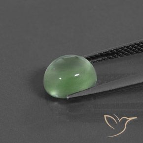 Prehnite Luz verde Natural 2.46ct, oval, Transparente