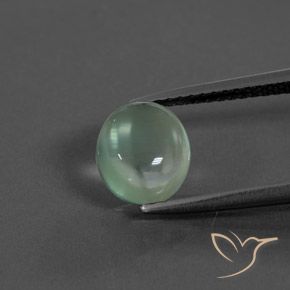 2.02ct Natural Verde Menta Claro Prehnite, oval, Transparente