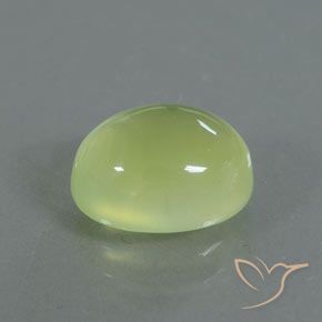 Prehnite Luz amarela Natural 2.74ct, oval, Transparente/Translúcido
