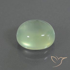 Prehnite Amarelo verde Natural 2.63ct, oval, Transparente/Translúcido
