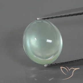 2.69ct Natural Verde muito claro Prehnite, oval, Transparente