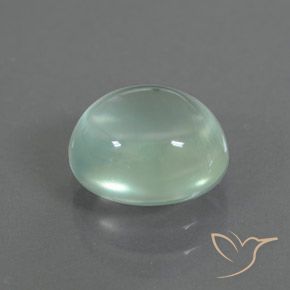 Prehnite Verde muito claro Natural 2.69ct, oval, Transparente