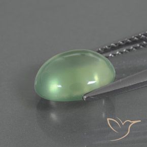 Prehnite Luz verde Natural 2.25ct, oval, Transparente