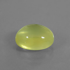 Prehnite Amarelo verde Natural 3.99ct, Transparente, Transparente/Translúcido