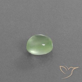 Prehnite Pêra Pêra Verde Natural 1.76ct, oval, Transparente/Translúcido