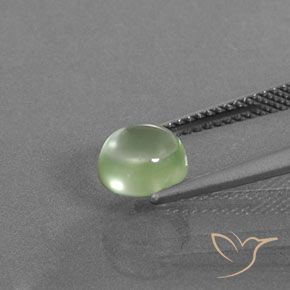 Prehnite Pêra Pêra Verde Natural 1.76ct, oval, Transparente