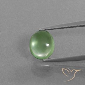1.83ct Natural Verde médio Prehnite, oval, Transparente