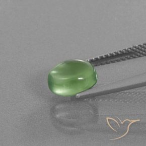 Prehnite Verde médio Natural 1.83ct, oval, Transparente