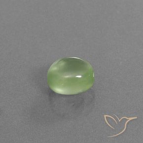 Prehnite Verde médio Natural 1.96ct, oval, Transparente/Translúcido