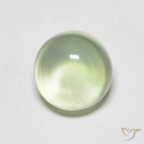 2.34ct Natural Luz verde Prehnite, Redondo, Transparente