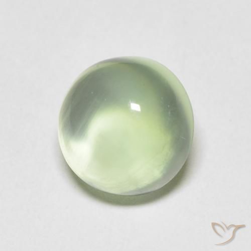 Prehnite Luz verde Natural 2.34ct, Redondo, Transparente