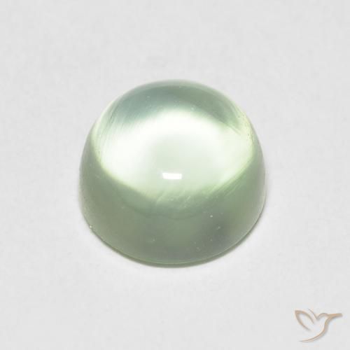 Prehnite Luz verde Natural 2.34ct, Redondo, Transparente