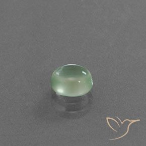 Prehnite Hortelã clara Natural 1.52ct, oval, Transparente