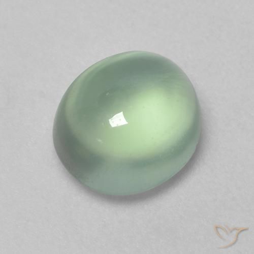 1.75ct Natural Luz verde Prehnite, oval, Transparente