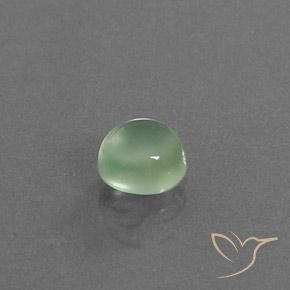 Prehnite Luz verde Natural 2.26ct, Redondo, Transparente