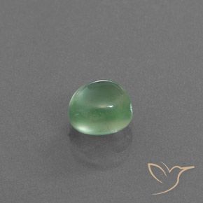 Prehnite Hortelã clara Natural 2.40ct, oval, Transparente