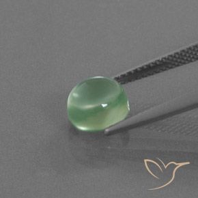 Prehnite Hortelã clara Natural 2.40ct, oval, Transparente